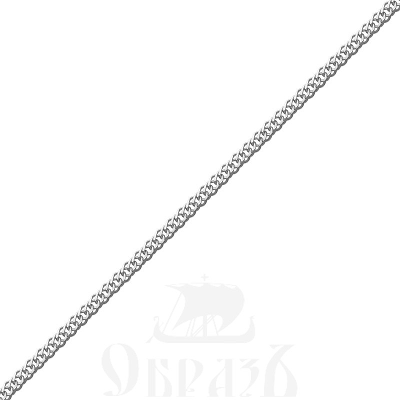 цепь плетение "двойной ромб" с алмазной огранкой серебро 925 пробы (арт. 9033100)