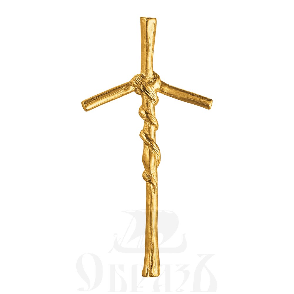 грузинский крест святой нины, серебро 925 пробы с золочением (арт. 806-сз)